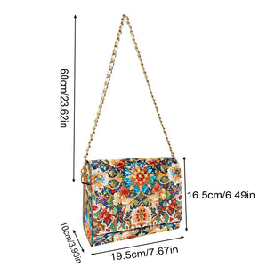 DIY Diamond Art Wooden Coin Pouch 5D Diamond Painting Crystal Rhinestone Purse