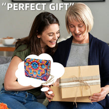 Load image into Gallery viewer, DIY Diamond Art Wooden Coin Pouch 5D Diamond Painting Crystal Rhinestone Purse
