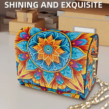 Load image into Gallery viewer, DIY Diamond Art Wooden Coin Pouch 5D Diamond Painting Crystal Rhinestone Purse
