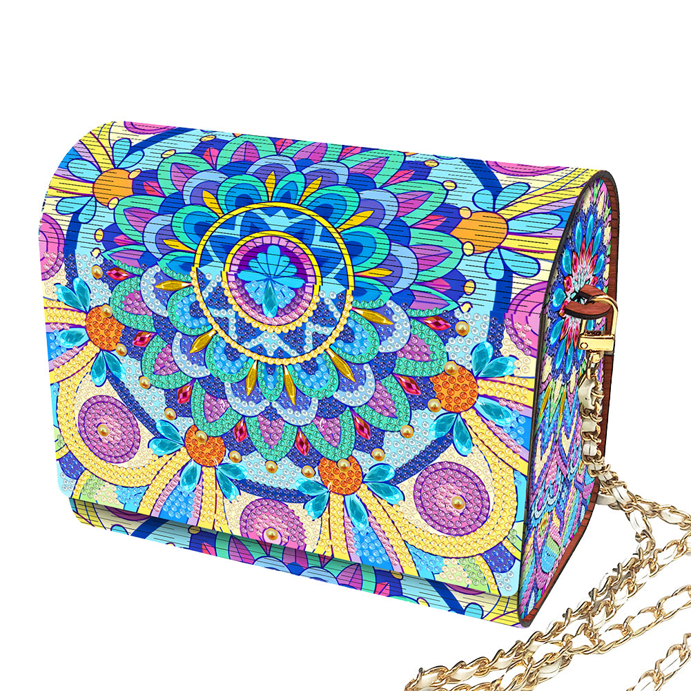 DIY Diamond Art Wooden Coin Pouch 5D Diamond Painting Crystal Rhinestone Purse
