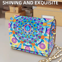 Load image into Gallery viewer, DIY Diamond Art Wooden Coin Pouch 5D Diamond Painting Crystal Rhinestone Purse
