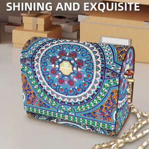 DIY Diamond Art Wooden Coin Pouch 5D Diamond Painting Crystal Rhinestone Purse