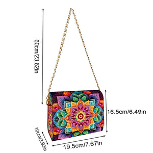 DIY Diamond Art Wooden Coin Pouch 5D Diamond Painting Crystal Rhinestone Purse