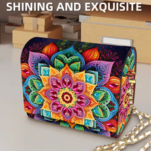 Load image into Gallery viewer, DIY Diamond Art Wooden Coin Pouch 5D Diamond Painting Crystal Rhinestone Purse
