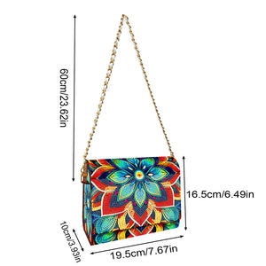DIY Diamond Art Wooden Coin Pouch 5D Diamond Painting Crystal Rhinestone Purse