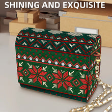 Load image into Gallery viewer, DIY Diamond Art Wooden Coin Pouch 5D Diamond Painting Crystal Rhinestone Purse
