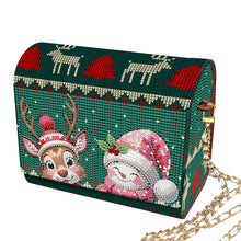 Load image into Gallery viewer, DIY Diamond Art Wooden Coin Pouch 5D Diamond Painting Crystal Rhinestone Purse
