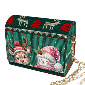 DIY Diamond Art Wooden Coin Pouch 5D Diamond Painting Crystal Rhinestone Purse