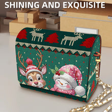 Load image into Gallery viewer, DIY Diamond Art Wooden Coin Pouch 5D Diamond Painting Crystal Rhinestone Purse
