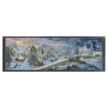 Load image into Gallery viewer, Seaside Christmas Town - 117*46CM 14CT Stamped Cross Stitch (Xiaobai Brand)
