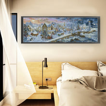 Load image into Gallery viewer, Seaside Christmas Town - 117*46CM 14CT Stamped Cross Stitch (Xiaobai Brand)
