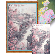 Load image into Gallery viewer, Spring In Jiangnan - 70*120CM 14CT Stamped Cross Stitch (Fairy Brand)
