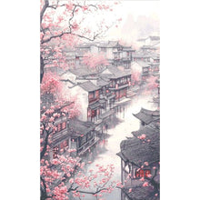 Load image into Gallery viewer, Spring In Jiangnan - 70*120CM 14CT Stamped Cross Stitch (Fairy Brand)
