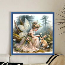 Load image into Gallery viewer, Forest Fairy And Rabbit - 40*40CM 14CT Stamped Cross Stitch
