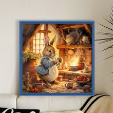 Load image into Gallery viewer, Kitchen Rabbit - 40*40CM 14CT Stamped Cross Stitch
