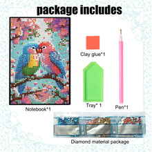 Load image into Gallery viewer, 5D DIY Diamond Art Painting Notebook Kit Crystal Notepad Sketchbook for Birthday
