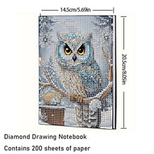 Load image into Gallery viewer, 5D DIY Diamond Art Painting Notebook Kit Crystal Notepad Sketchbook for Birthday
