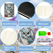 Load image into Gallery viewer, 5D DIY Diamond Art Painting Notebook Kit Crystal Notepad Sketchbook for Birthday
