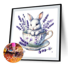 Load image into Gallery viewer, Rabbit And Lavender 40*40CM(Canvas) Full Round Drill Diamond Painting
