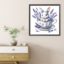 Load image into Gallery viewer, Rabbit And Lavender 40*40CM(Canvas) Full Round Drill Diamond Painting
