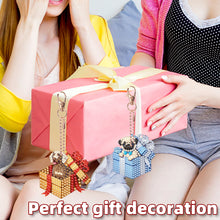 Load image into Gallery viewer, 6PCS 2D Flat DIY Diamond Painting Keychain Double Sided Drill Diamond Art Kits
