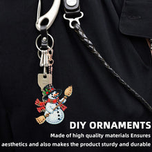 Load image into Gallery viewer, 6PCS 2D Flat DIY Diamond Painting Keychain Double Sided Drill Diamond Art Kits
