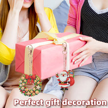 Load image into Gallery viewer, 6PCS 2D Flat DIY Diamond Painting Keychain Double Sided Drill Diamond Art Kits
