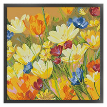 Load image into Gallery viewer, Beautiful Tulips - 50*50CM 14CT Stamped Cross Stitch (Xiaobai Brand)
