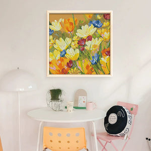 Beautiful Tulips - 50*50CM 14CT Stamped Cross Stitch (Xiaobai Brand)