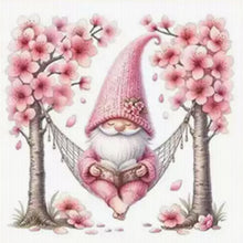 Load image into Gallery viewer, Peach Blossom Dwarf - 50*50CM 11CT Stamped Cross Stitch (Mona Lisa Brand)

