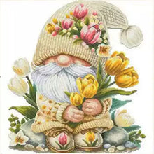 Load image into Gallery viewer, Tulip Dwarf Seven - 65*65CM 11CT Stamped Cross Stitch (Mona Lisa Brand)
