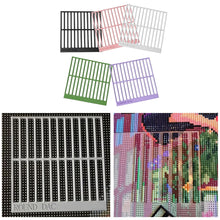 Load image into Gallery viewer, 5Pcs DIY Diamond Art Guide Ruler Beginner Rhinestone Positioning Grid Ruler Tool
