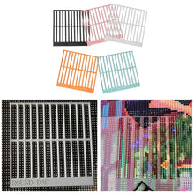 Load image into Gallery viewer, 5Pcs DIY Diamond Art Guide Ruler Beginner Rhinestone Positioning Grid Ruler Tool
