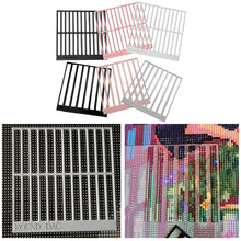 Load image into Gallery viewer, 6Pcs DIY Diamond Art Guide Ruler Beginner Rhinestone Positioning Grid Ruler Tool
