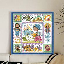 Load image into Gallery viewer, Princess Jasmine - 30*30CM 14CT Stamped Cross Stitch(Fairy Brand)
