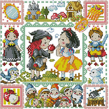 Load image into Gallery viewer, Snow White - 30*30CM 14CT Stamped Cross Stitch(Fairy Brand)
