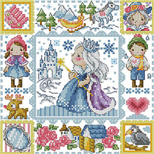 Load image into Gallery viewer, Princess Elsa - 30*30CM 14CT Stamped Cross Stitch(Fairy Brand)

