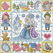 Load image into Gallery viewer, Princess Elsa - 30*30CM 14CT Stamped Cross Stitch(Fairy Brand)

