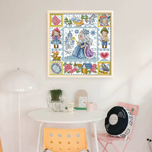 Load image into Gallery viewer, Princess Elsa - 30*30CM 14CT Stamped Cross Stitch(Fairy Brand)
