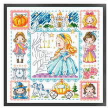 Load image into Gallery viewer, Cinderella - 30*30CM 14CT Stamped Cross Stitch(Fairy Brand)
