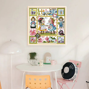 Anne Of Green Gables - 30*30CM 14CT Stamped Cross Stitch(Fairy Brand)