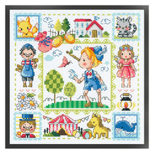 Load image into Gallery viewer, Pinocchio - 30*30CM 14CT Stamped Cross Stitch(Fairy Brand)
