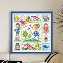 Load image into Gallery viewer, Pinocchio - 30*30CM 14CT Stamped Cross Stitch(Fairy Brand)
