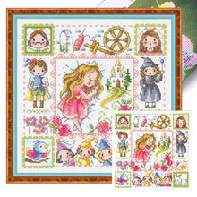 Load image into Gallery viewer, Sleeping Beauty - 30*30CM 14CT Stamped Cross Stitch(Fairy Brand)
