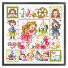 Load image into Gallery viewer, Sleeping Beauty - 30*30CM 14CT Stamped Cross Stitch(Fairy Brand)
