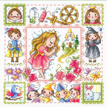 Load image into Gallery viewer, Sleeping Beauty - 30*30CM 14CT Stamped Cross Stitch(Fairy Brand)
