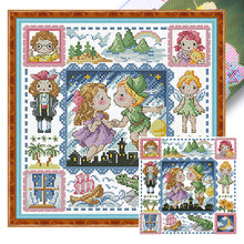Load image into Gallery viewer, Princess Doraemon - 30*30CM 14CT Stamped Cross Stitch(Fairy Brand)
