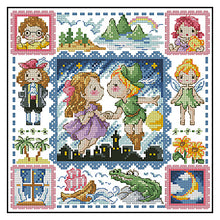 Load image into Gallery viewer, Princess Doraemon - 30*30CM 14CT Stamped Cross Stitch(Fairy Brand)
