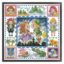 Load image into Gallery viewer, Princess Doraemon - 30*30CM 14CT Stamped Cross Stitch(Fairy Brand)
