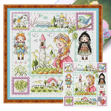 Load image into Gallery viewer, Rapunzel - 30*30CM 14CT Stamped Cross Stitch(Fairy Brand)
